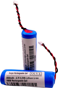 Svojas 18650 Li-ion Cell 3.7V 2000mAh 4.4WH Rechargeable , Lithium-ion   Battery