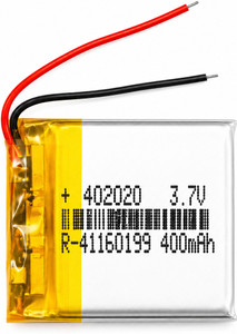 NOVEL 402020 3.7V 400mAh LI-PO BATTERY COMP. WITH Bluetooth Earbuds, Smart Watches  Battery