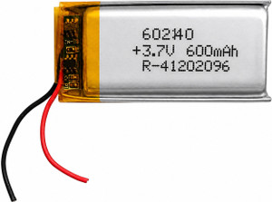 NOVEL 3.7V 600mAh 602040 Rechargeable LiPo Battery