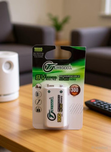 MICROUSB Turbocell 9V 300Mah Ni-MH Rechargeable 300Mah   Battery