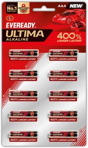 EVEREADY Ultima | 400% Longer Lasting | Alkaline AAA  Battery