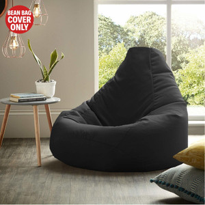 InkCraft XXXL Chair Bean Bag Cover Black - Image 6