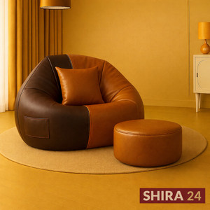 SHIRA 24 4XL Tear Drop Bean Bag Cover  (Without Beans)