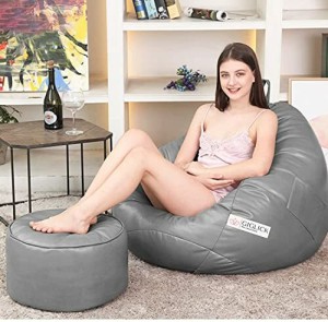 GIGLICK 4XL Tear Drop Bean Bag Cover  (Without Beans)