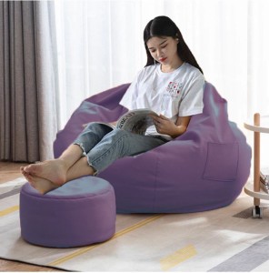 GIGLICK 4XL 4XL Bean Bag With Relaxing Footrest Bean Bag Chair  With Foam Filling