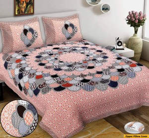 NAIWAL FASHION Cotton Double Bed Cover