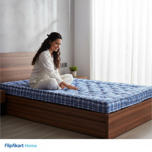 TEERAZ Premium Cotton Mattress 78x72 Inches (5 Inch Thick) Breathable & Durable 5 inch King Cotton Mattress