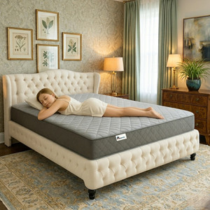 Aeronix Dual Comfort - Hard & Soft 6 inch Double High Resilience (HR) Foam Mattress