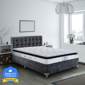 PEPS Crystal 8 inch Queen Pocket Spring Mattress