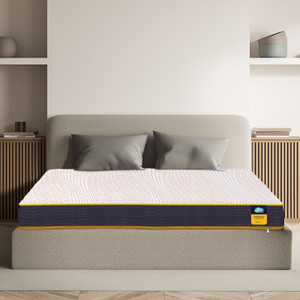 Centuary Dual-Hard & Soft Sleepables 8 inch Single High Resilience (HR) Foam Mattress