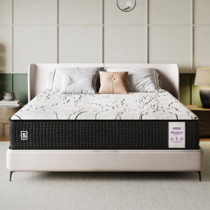 SPRINGWEL BioSleep 100% Natural Latex Medium Firm Bed Mattress With Bamboo Charcoal Fabric 5 inch Single High Density (HD) Foam Mattress