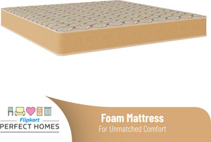 Flipkart Perfect Homes Trio Medium Soft & Hard | 5 inch Single High Density (HD) Foam Mattress