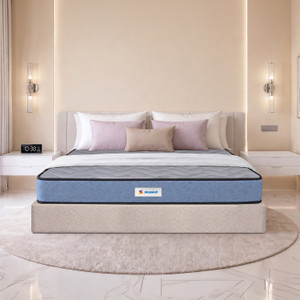 Sleepwell Orthopedic Pro Natural Latex, Quilted Top, Resitec Foam, Neem Anti-Microbial, 6 inch King High Resilience (HR) Foam Mattress