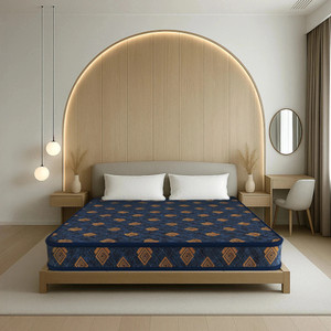 KURLON Easy Star, Medium Firm, Soft Quilted Top,Breathable, Dual Side Usage,Lightweight 4 inch Double PU Foam Mattress