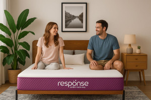 Response 5 Zone charcoal infused cocoon foam orthopedic 5 inch Double High Density (HD) Foam Mattress
