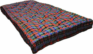 Anand Textile 4 Inch Fiber 4 inch Single Cotton Mattress