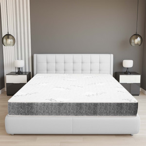 softland DuoFlex Orthopedic Hard & Soft Flip Reversible 4 inch Double High Resilience (HR) Foam Mattress