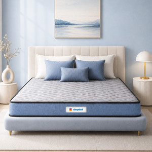 Sleepwell Orthopedic Pro Natural Latex, Quilted Top, Resitec Foam, Neem Anti-Microbial, 8 inch King High Resilience (HR) Foam Mattress