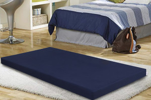 SPRINGTEK Roll-Up Travel Lite/Guest Bed/Floor Mat, Mattress 3 inch Queen PU Foam Mattress