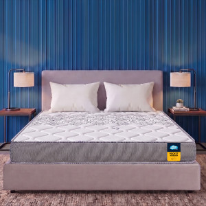 Centuary Mattresses Sleepables Ortho Pocketed Zero Partner Disturbance Plush Quilted 6 inch Double Pocket Spring Mattress