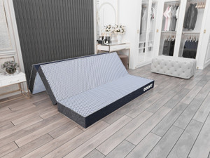 COLOFLY Folding Mattress ( indoor, Outdoor, Travel, Multi purpose ) 4 inch Single High Resilience (HR) Foam Mattress