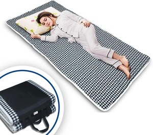 Padamshree Premium Foldable Mattress, Folding, Lightweight, Travel, Floor, Outdoor Camping 1 inch Double Cotton Mattress