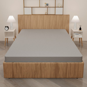 SleepyHug Spinex Plus 3 inch Double High Resilience (HR) Foam Mattress