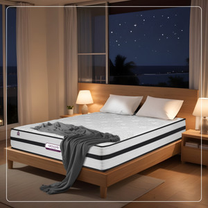 AMORE Orthoplus latex 8 inch Single Pocket Spring Mattress