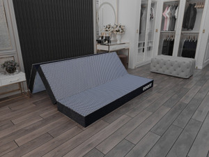COLOFLY Folding Mattress ( indoor, Outdoor, Travel, Multi purpose ) 4 inch Single High Resilience (HR) Foam Mattress