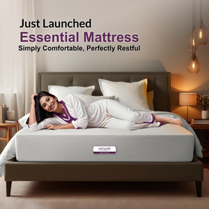 Amore International Amore Essential Orthopedic CertiPUR-US Certified | CertiGuard Technology 4 inch Single High Resilience (HR) Foam Mattress