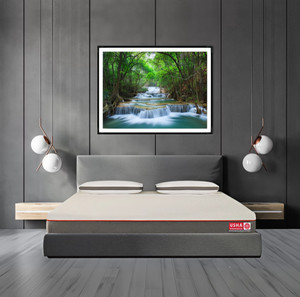 USHA SHRIRAM Aero™ Ortho Memory Pocket with 12 Years Warranty 6 inch Single Pocket Spring Mattress