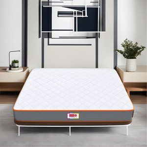 Usha Shriram tru 7-Zone Dual-Hard and Soft 4 inches Double High Resilience (HR) Foam Mattress