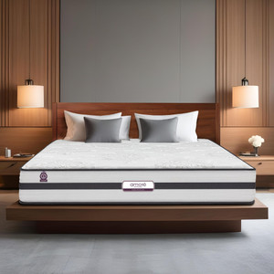 AMORE Orthoplus latex 10 inch Single Pocket Spring Mattress