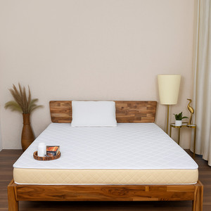 USHA SHRIRAM Aero Cool Gel with posture Control Tech. 4 inch Single Memory Foam Mattress