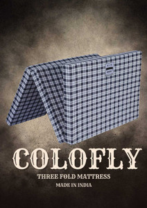 COLOFLY Three Fold Ep 2 inch Single Cotton Mattress