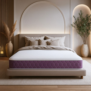 Sleepwell Ortho, Medium Firm Support 6 inch Double Memory Foam Mattress