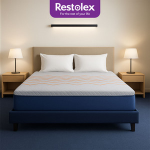 Restolex Anti-Stress Orthopedic Roll-Pack 6 inch Queen Memory Foam Mattress