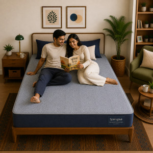 SPRINGTEK Dreamer Orthopedic Memory Foam 8 inch Single High Resilience (HR) Foam Mattress