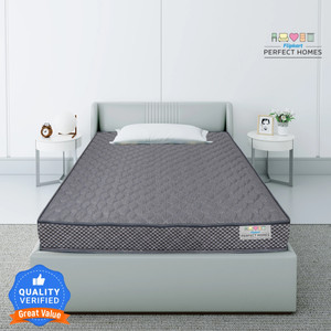 Flipkart Perfect Homes Bookfold Orthopedic High Density Mattress 4 inch Single Bonded Foam Mattress