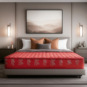 KURLON Rutile, Natural Rubberised Coir Pad, Breathable,Natural Cooling, PU Quilted Top 6 inch Single EPE Foam Mattress