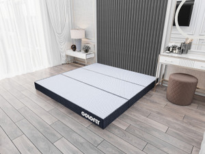 COLOFLY Folding Mattress ( indoor, Outdoor, Travel, Multi purpose ) 4 inch Queen High Resilience (HR) Foam Mattress