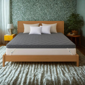 Aeronix 100% Natural Latex Luxury Soft Cooling Mattress Topper 2 inch King Natural Latex Mattress