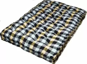 IMSmartMart Soft Cotton Multicolour 6X4ft Mattress / Gadda 4 inch Double Cotton Mattress