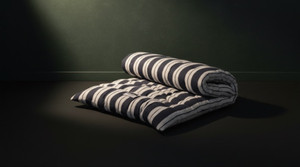 COLOFLY Soft Cotton Multicolour Mattress / Gadda Single Bed Blue 4 inch Single Cotton Mattress