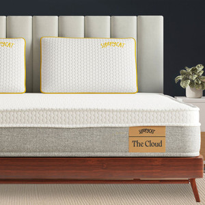 SleepyCat Cloud Spring Mattress 8 inch Double Pocket Spring Mattress