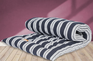 MOROFEEL Soft Cotton Multicolour Mattress / Gadda / Indoor/outdoor 4 inch Single Cotton Mattress