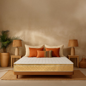 KURLON Supernova,3 Zone Pocket Spring, Memory Foam Quilted, Euro-top Finish, Acuprofile 6 inch Single High Density (HD) Foam Mattress