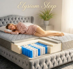 DozeIQ 5 Zoned Pocket Spring hybrid Orthopedic Mattress with Memory Foam 8 inch Double Pocket Spring Mattress