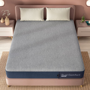 Wakefit Dual Comfort - Reversible Hard & Soft 8 inch Double High Resilience (HR) Foam Mattress