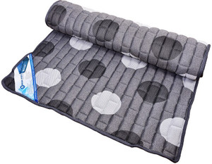 OMESAR INDIA by OMESAR INDIA Foldable, Light Weight Slim Mattress Soft Medium Foam 1 inch Double PU Foam Mattress